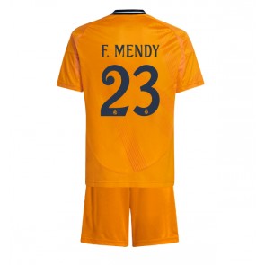 Real Madrid Ferland Mendy #23 Gostujuci Dres za Dječji 2024-25 Kratak Rukavima (+ kratke hlače)